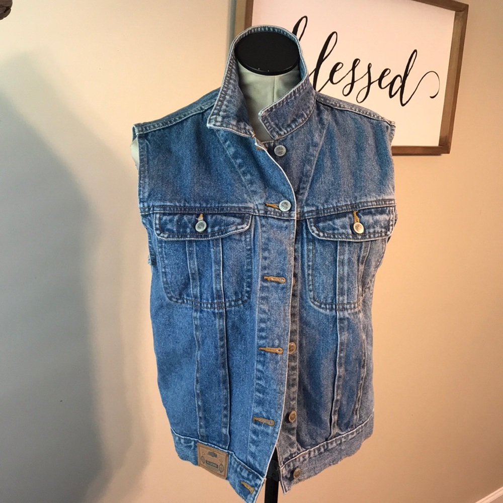 P.S. CITANO. Vintage Denim vest.